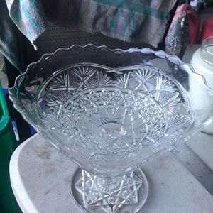 Vintage pedestal dish